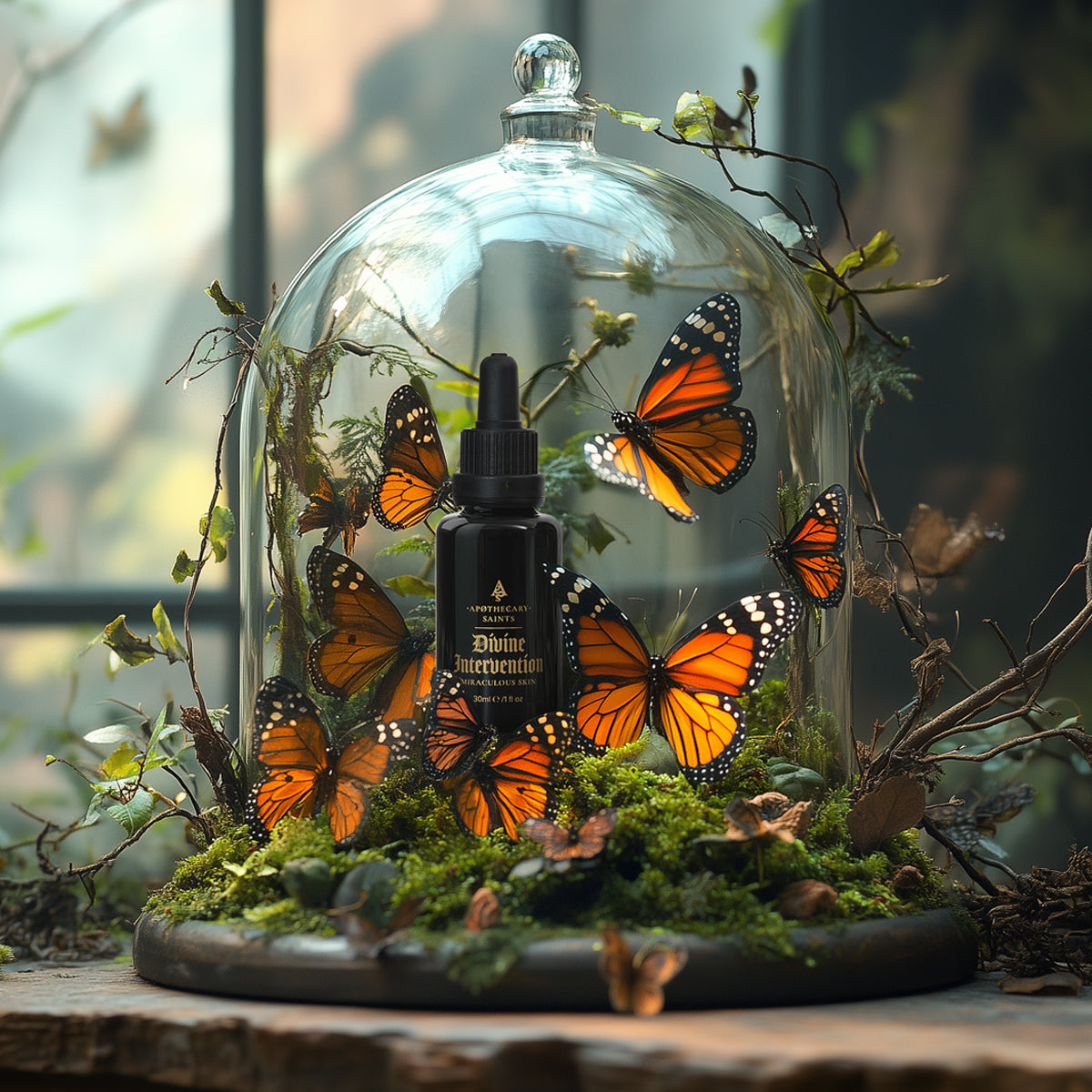Divine Intervention face oil in bell jar